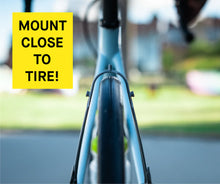 Cargar imagen en el visor de la galería, Guardafangos - Ass Savers - Win Wing 2 Road Black Dots