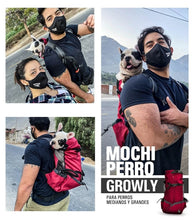 Cargar imagen en el visor de la galería, Mochila para perros - Caritas Sucias - Growly