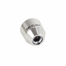 Cargar imagen en el visor de la galería, Hexlox Hexnut Silver con fondo blanco
