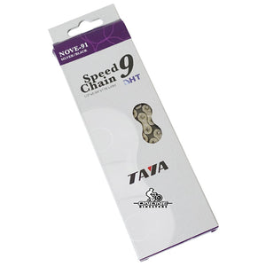 Cadena - Taya Nove-91 9v 1/2"x5/64" Silver/Black