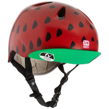 Cargar imagen en el visor de la galería, Casco - Bern Niña Satin Red Strawberry w/ Flip Visor
