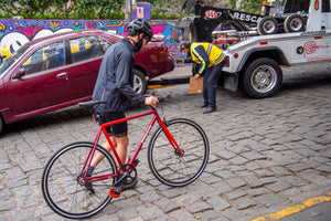 Bicicleta - Zega Fija 2Tone  Rojo / Cromobermellón