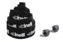 Cargar imagen en el visor de la galería, Bar Tape Logo Velvet + end plugs- Cinelli - La Bicicletería
