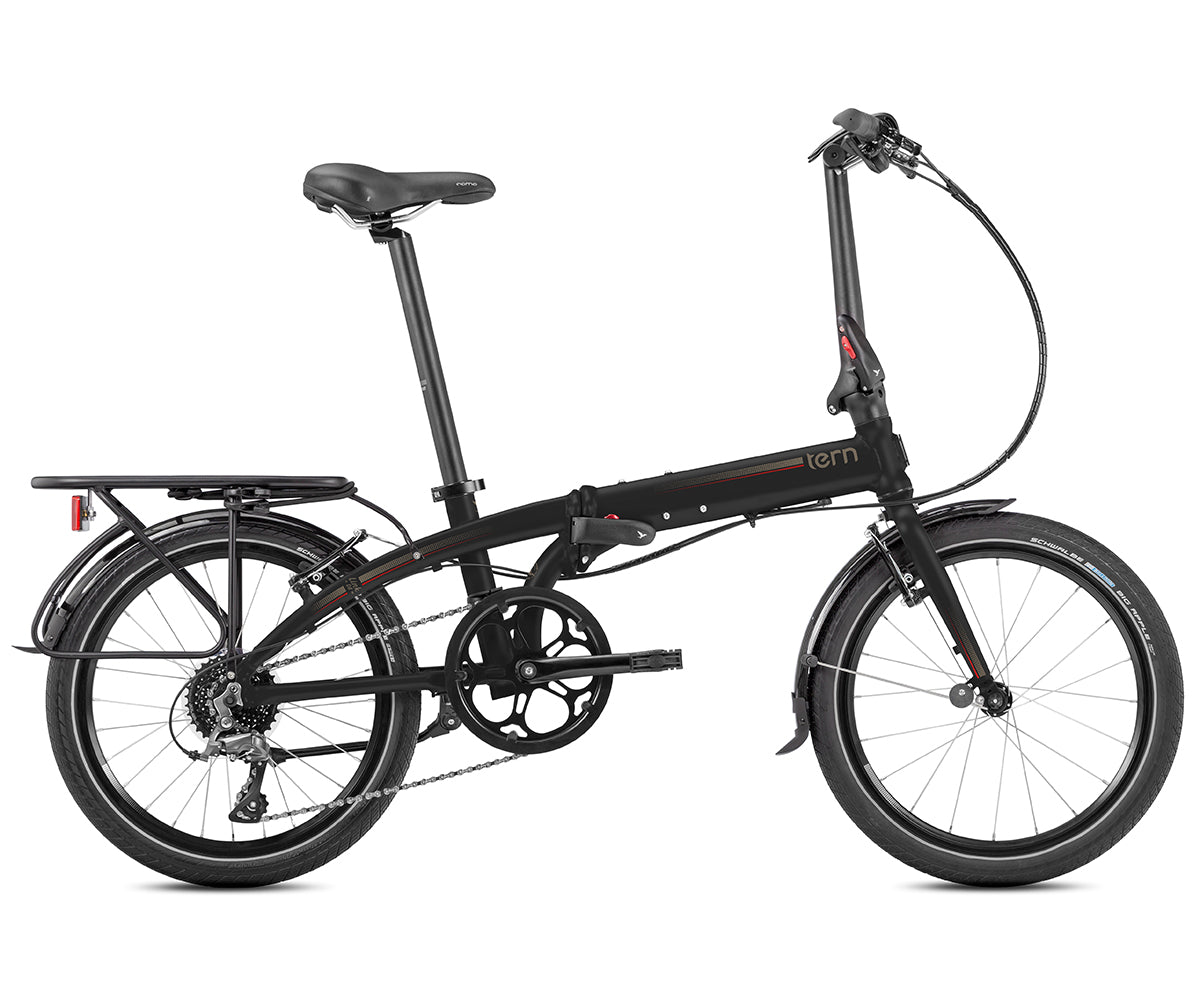 Bicicleta Plegable - Tern Link D8 Black/Grey