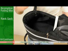 Cargar y reproducir el video en el visor de la galería, Bolso - Rack Bag Negro
