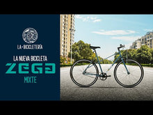 Cargar y reproducir el video en el visor de la galería, Bicicleta - Zega Mixte Negro Sobriedad
